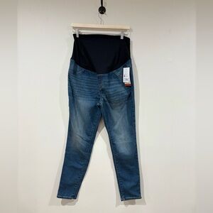 Maternity Jegging Crossover Panel Super Stretch Medium Wash by Isabel Maternity